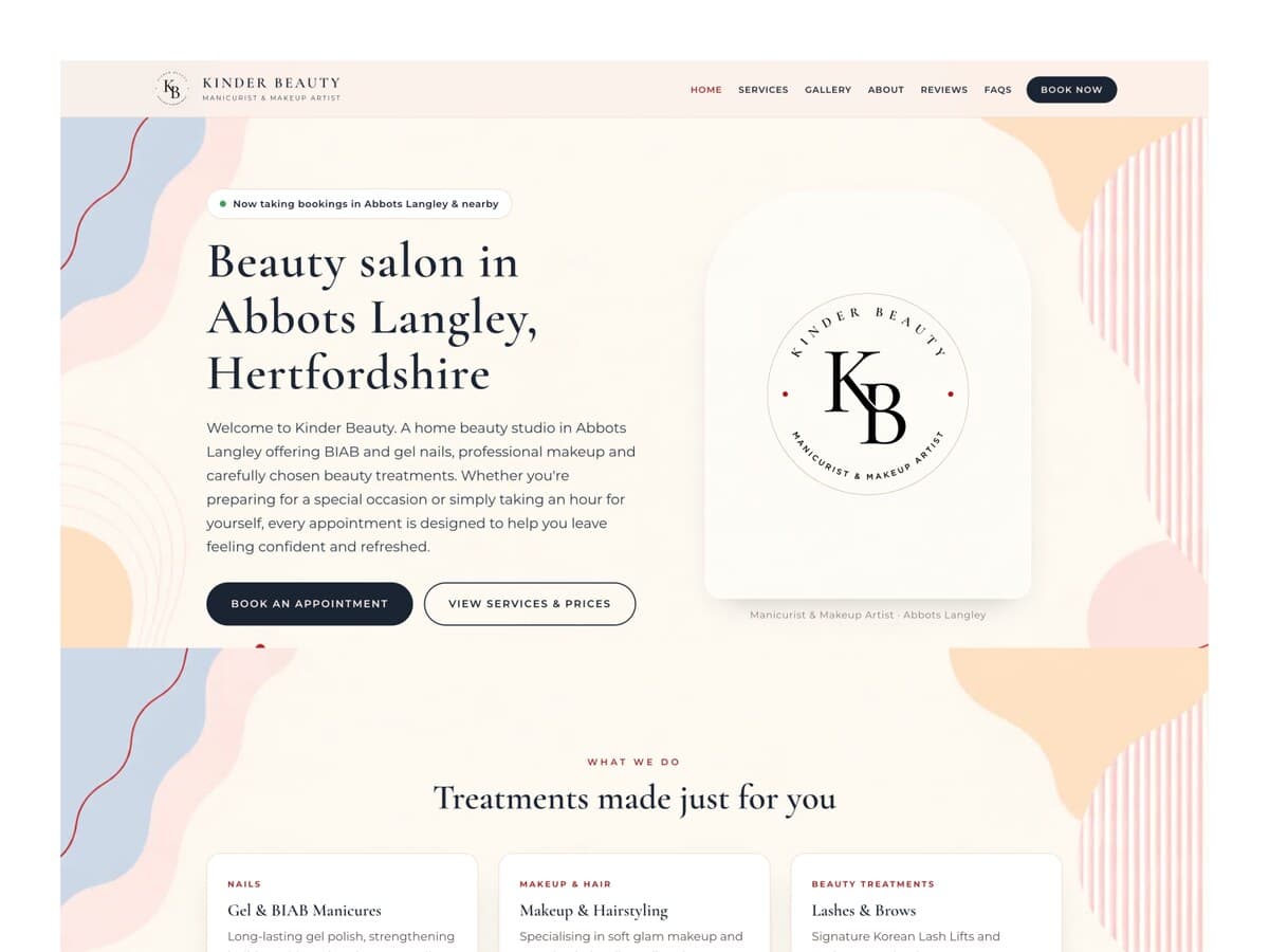Kinder Beauty · Case study cover